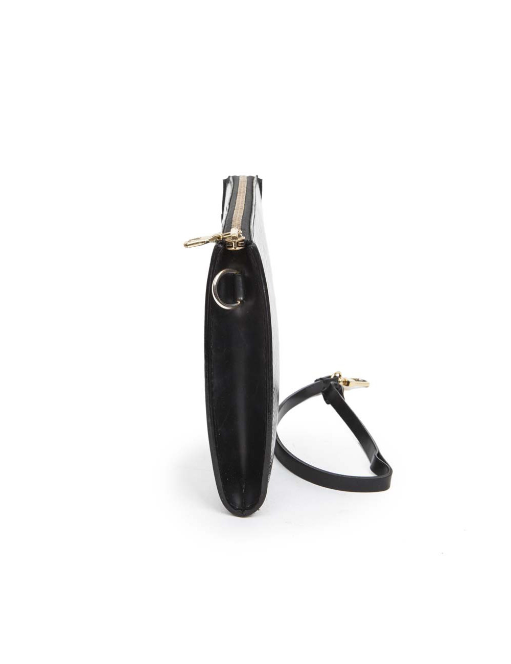 Pochette LOUIS VUITTON cuir épi noir Vintage