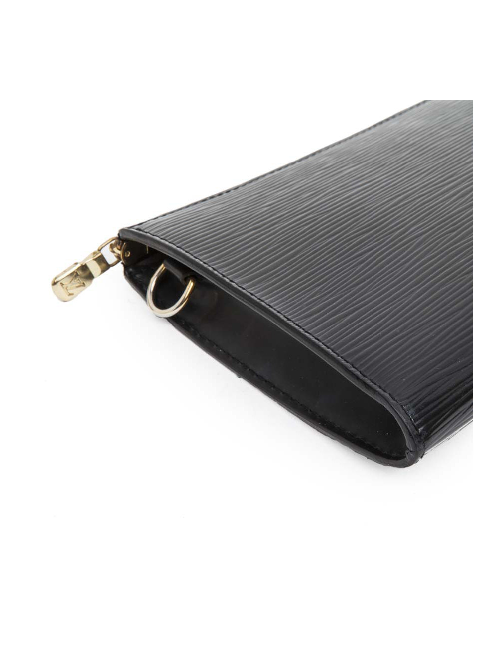 Pochette LOUIS VUITTON cuir épi noir Vintage