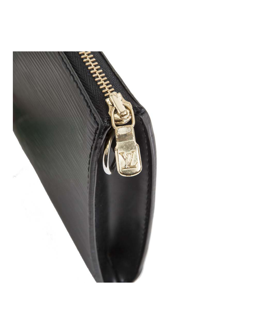 Pochette LOUIS VUITTON cuir épi noir Vintage