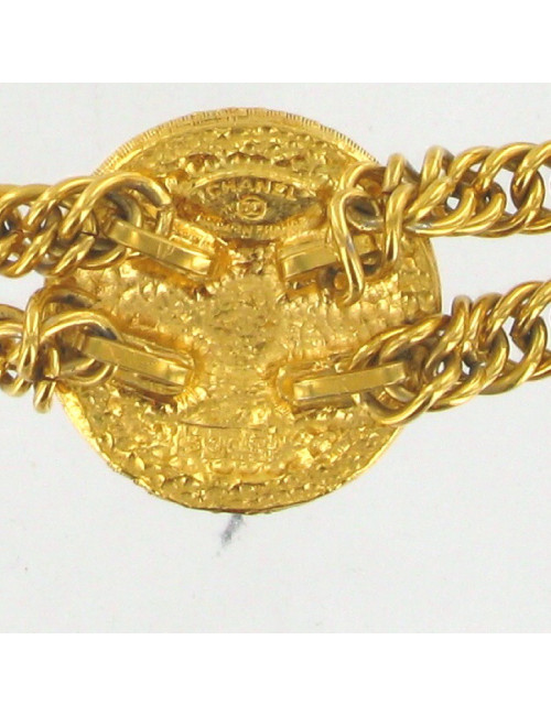 Collier CHANEL vintage médaillon rue Cambon