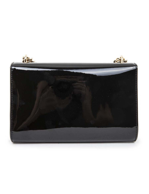 Louise LOUIS VUITTON MM varnished leather black bag