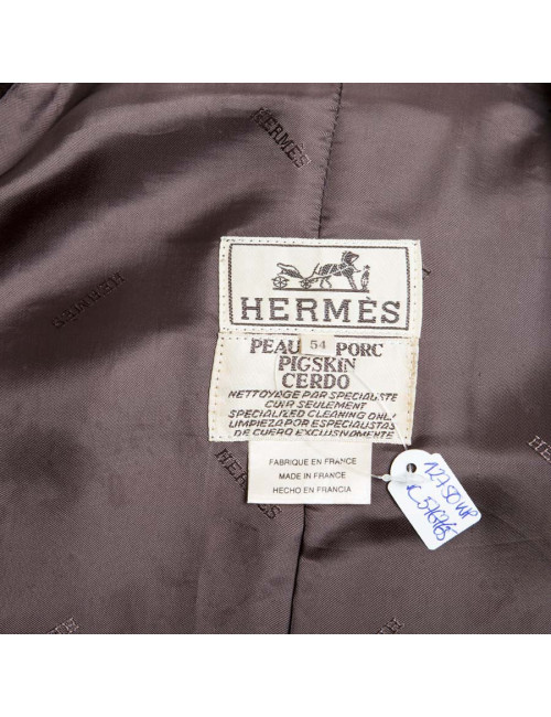 Veste en peau HERMES