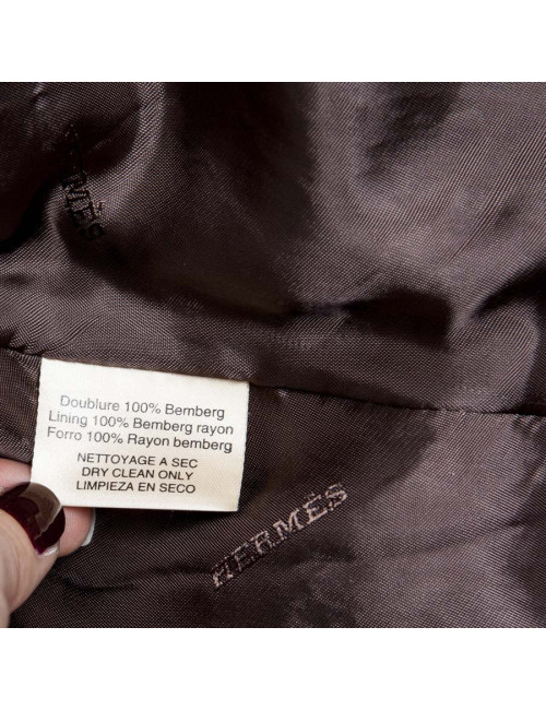 Veste en peau HERMES