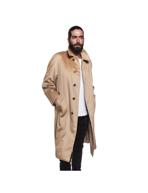 T48 FRANCK NAMANI coat in 100% guanaco