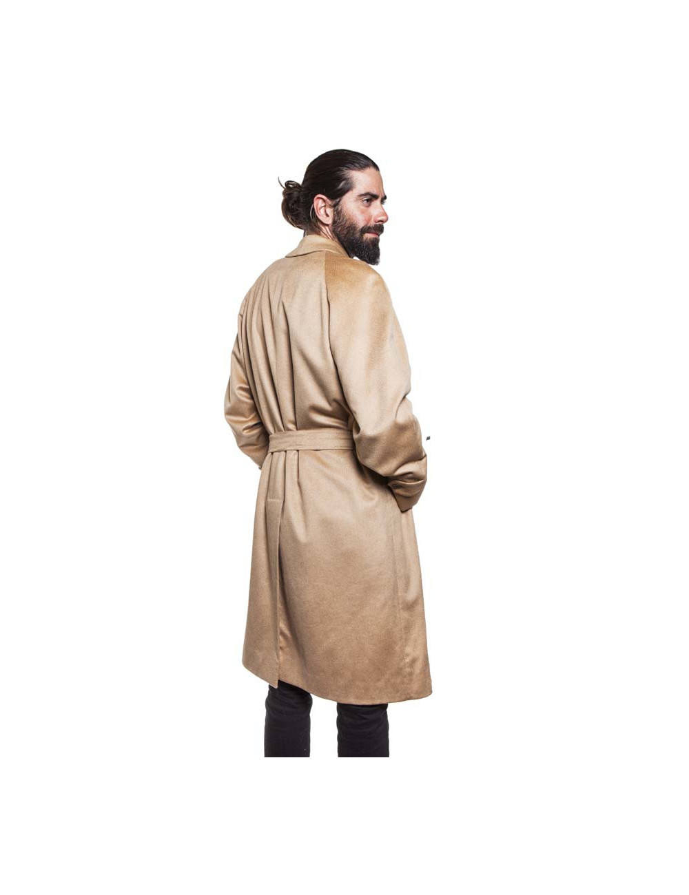 T48 FRANCK NAMANI coat in 100% guanaco