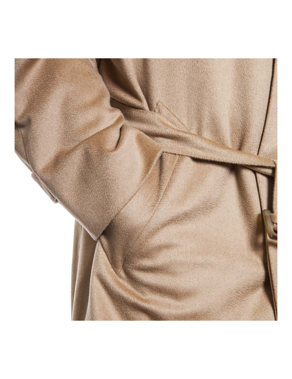 T48 FRANCK NAMANI coat in 100% guanaco