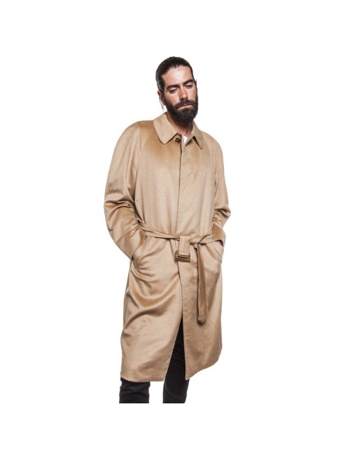 T48 FRANCK NAMANI coat in 100% guanaco