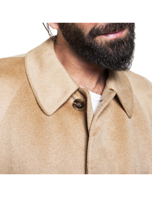 T48 FRANCK NAMANI coat in 100% guanaco