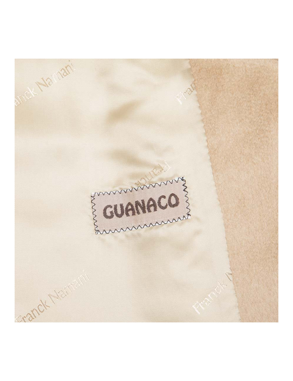 T48 FRANCK NAMANI coat in 100% guanaco