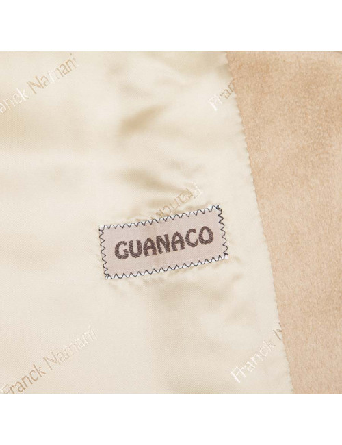 T48 FRANCK NAMANI coat in 100% guanaco