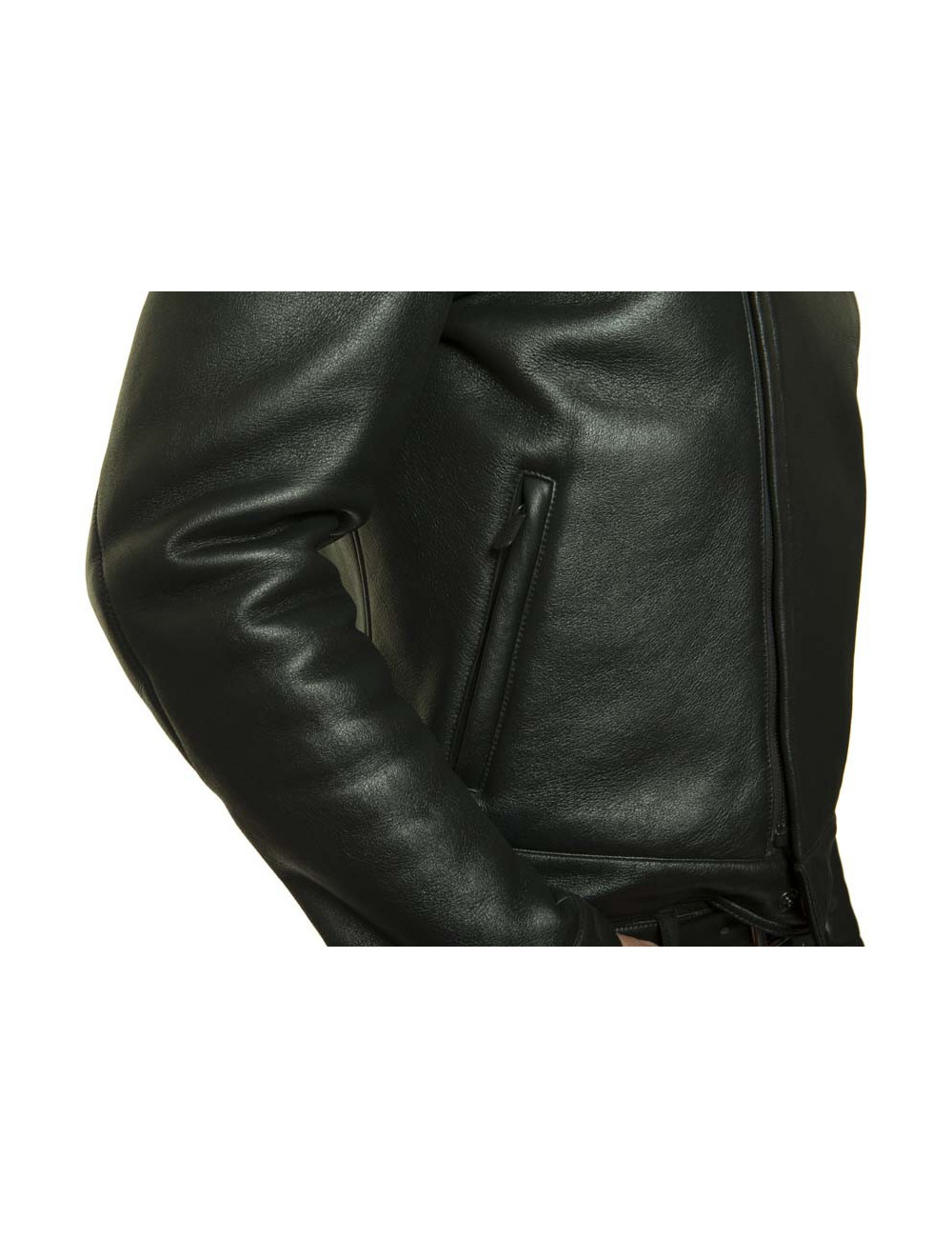 Blouson BOTTEGA VENETA peau retournée noire