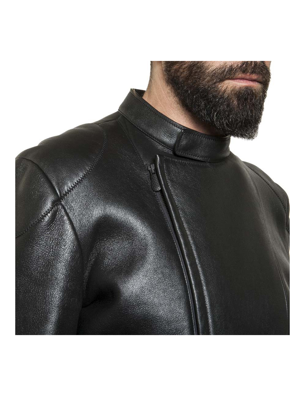Blouson BOTTEGA VENETA peau retournée noire