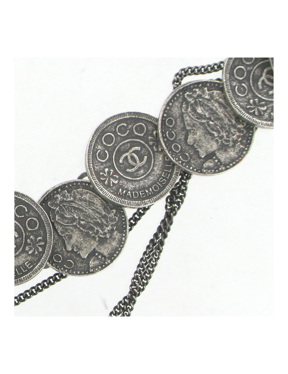 Ceinture sautoir CHANEL médaillons COCO CHANEL