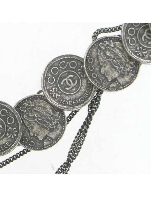 Ceinture sautoir CHANEL médaillons COCO CHANEL