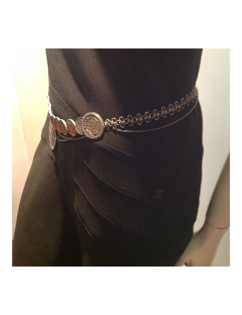 Ceinture sautoir CHANEL médaillons COCO CHANEL