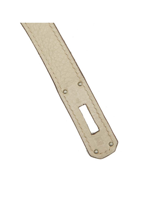 Birkin 40 HERMES cuir taurillon clémence beige