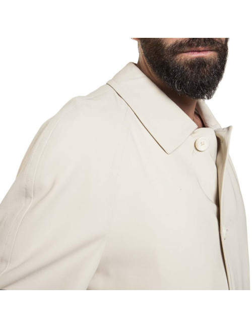 GIANNI VERSACE T 48 IT Trench coat in light beige wool