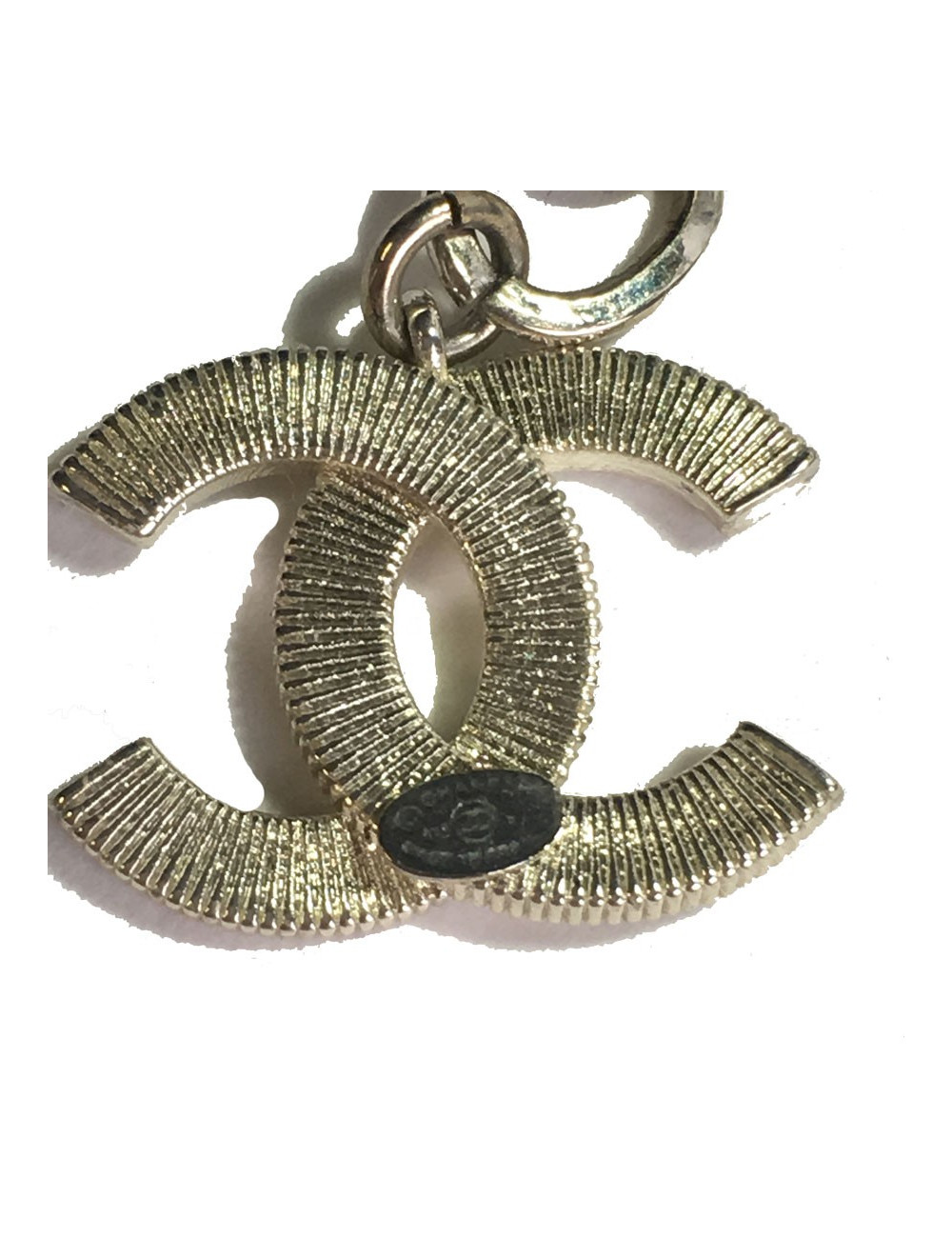 CHANEL 5 rows of pearls necklace