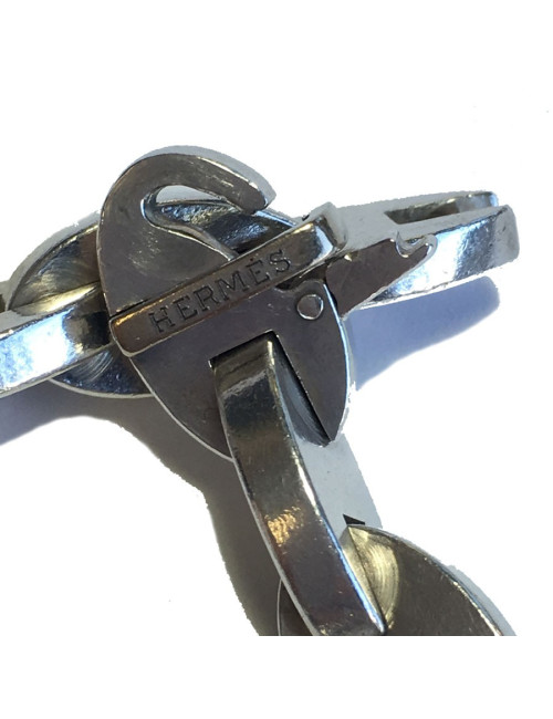 Bracelet HERMES "Grain de café" en argent massif 925