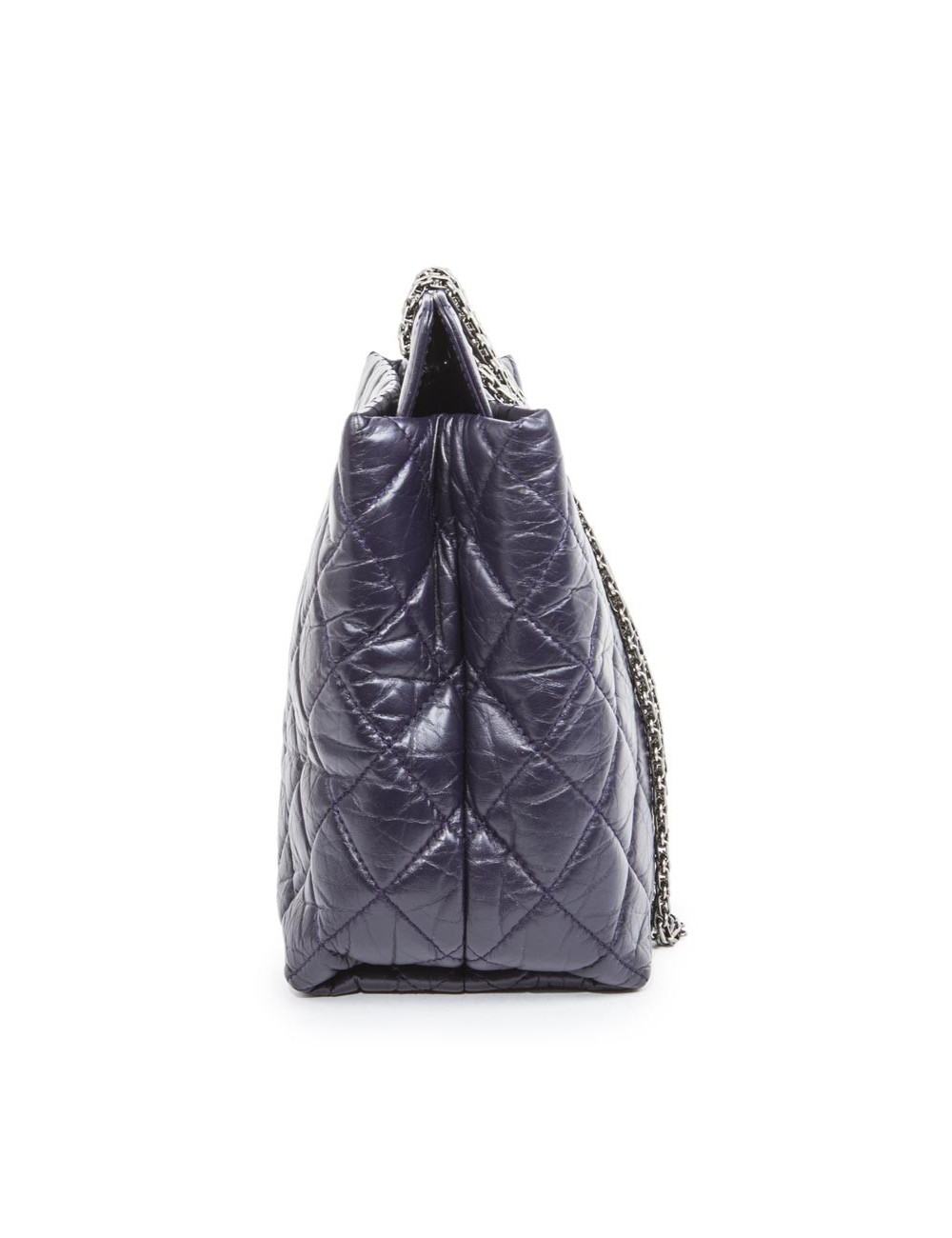 Sac CHANEL cuir matelassé violet