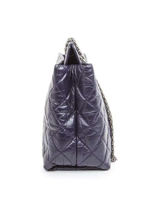 Sac CHANEL cuir matelassé violet