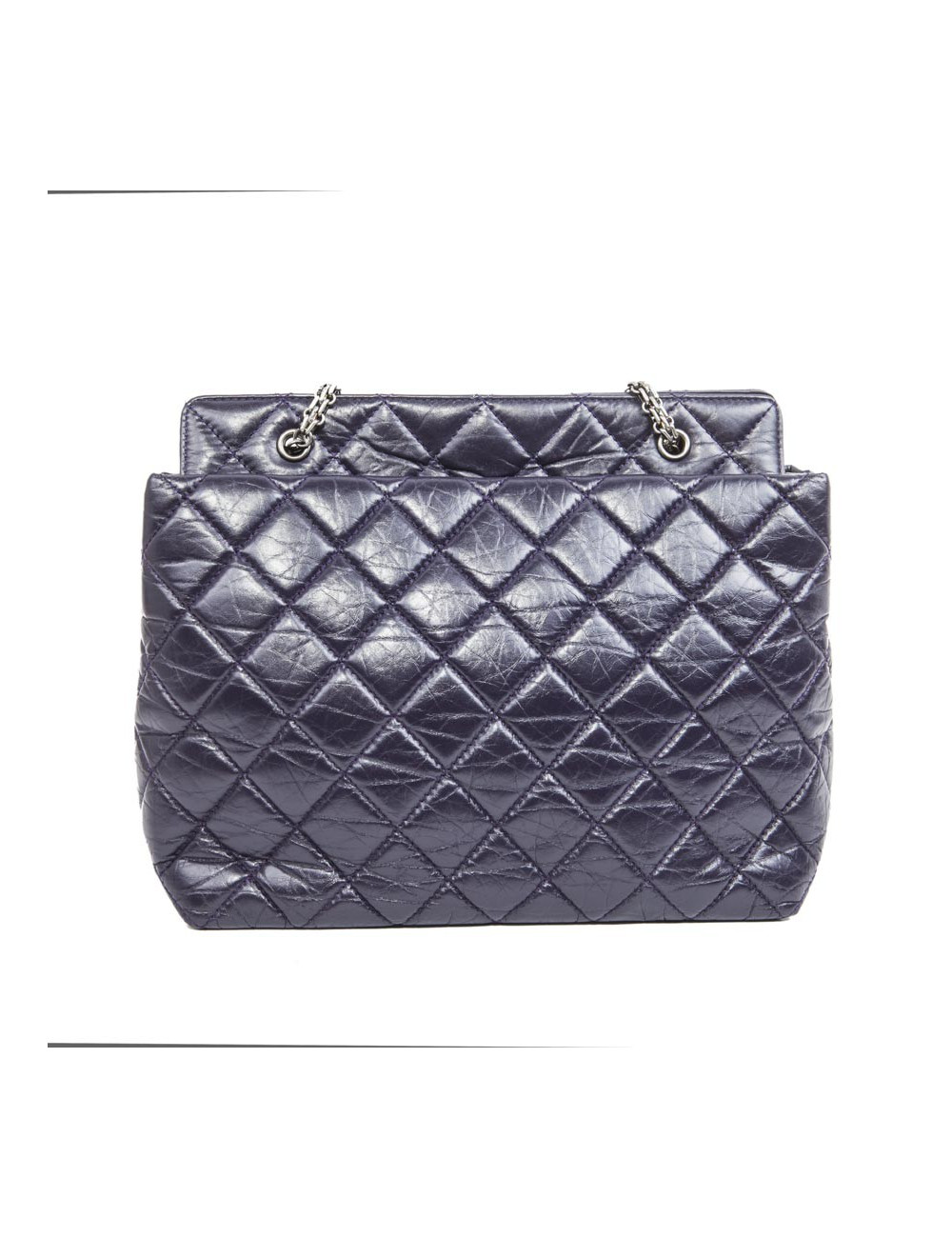 Sac CHANEL cuir matelassé violet