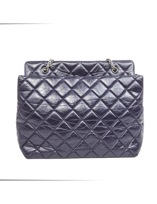 Sac CHANEL cuir matelassé violet