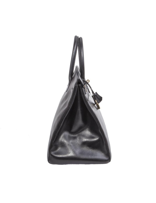 HERMES Birkin 40 in black box leather