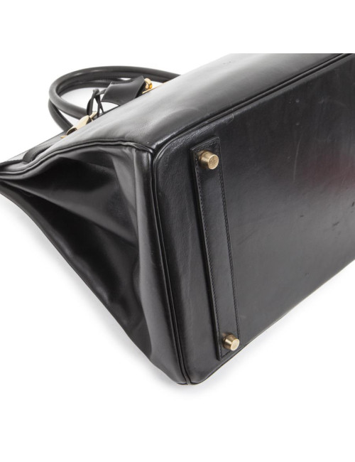  Birkin 40 HERMES cuir box noir 