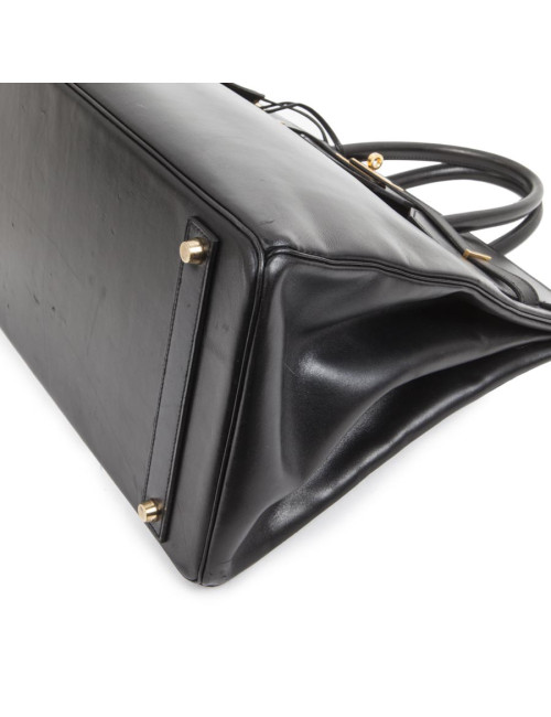 HERMES Birkin 40 in black box leather
