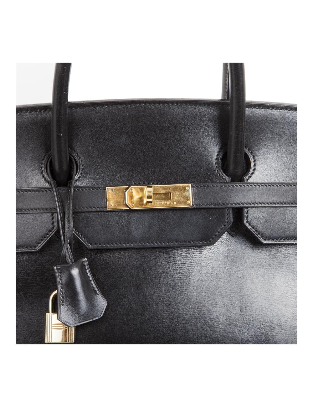 HERMES Birkin 40 in black box leather