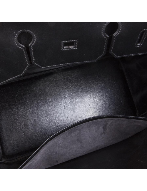 HERMES Birkin 40 in black box leather