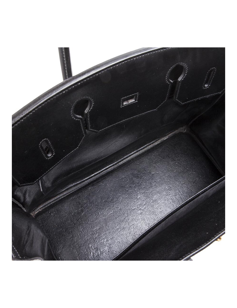 HERMES Birkin 40 in black box leather