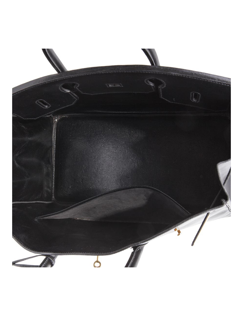 HERMES Birkin 40 in black box leather