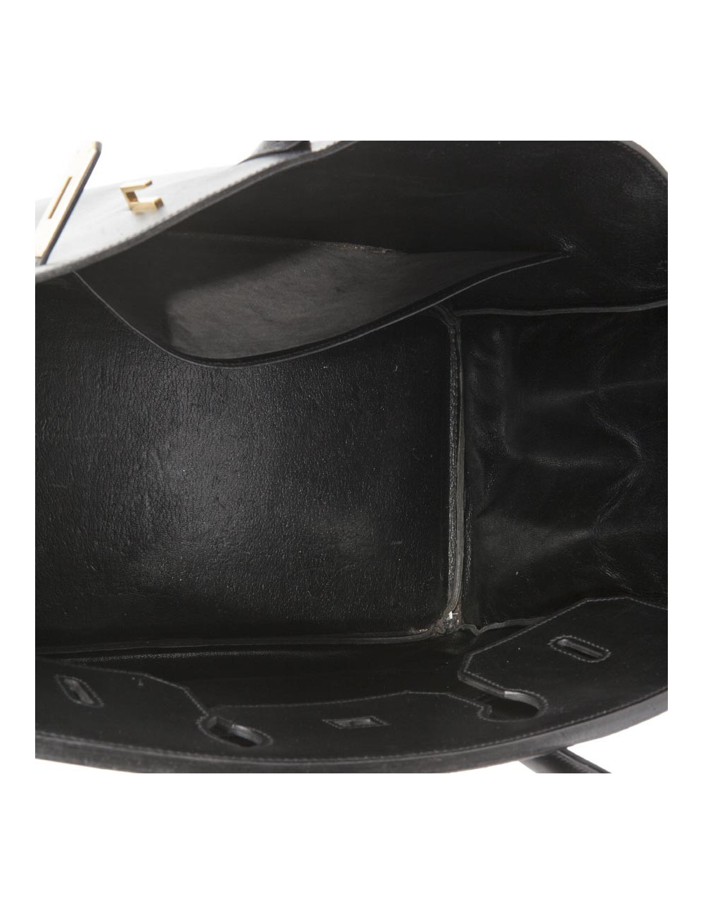  Birkin 40 HERMES cuir box noir 