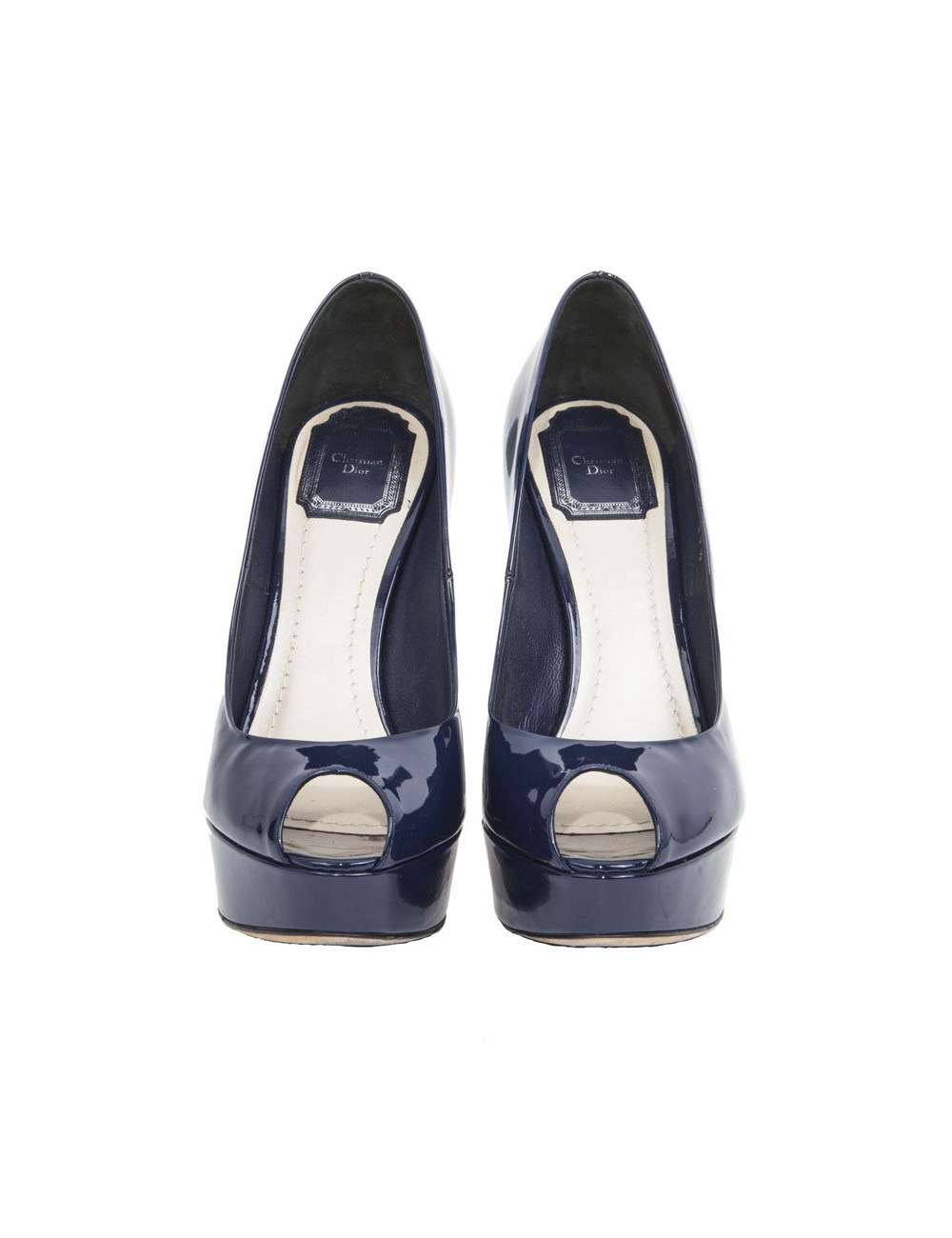 Escarpins DIOR T37.5 cuir verni