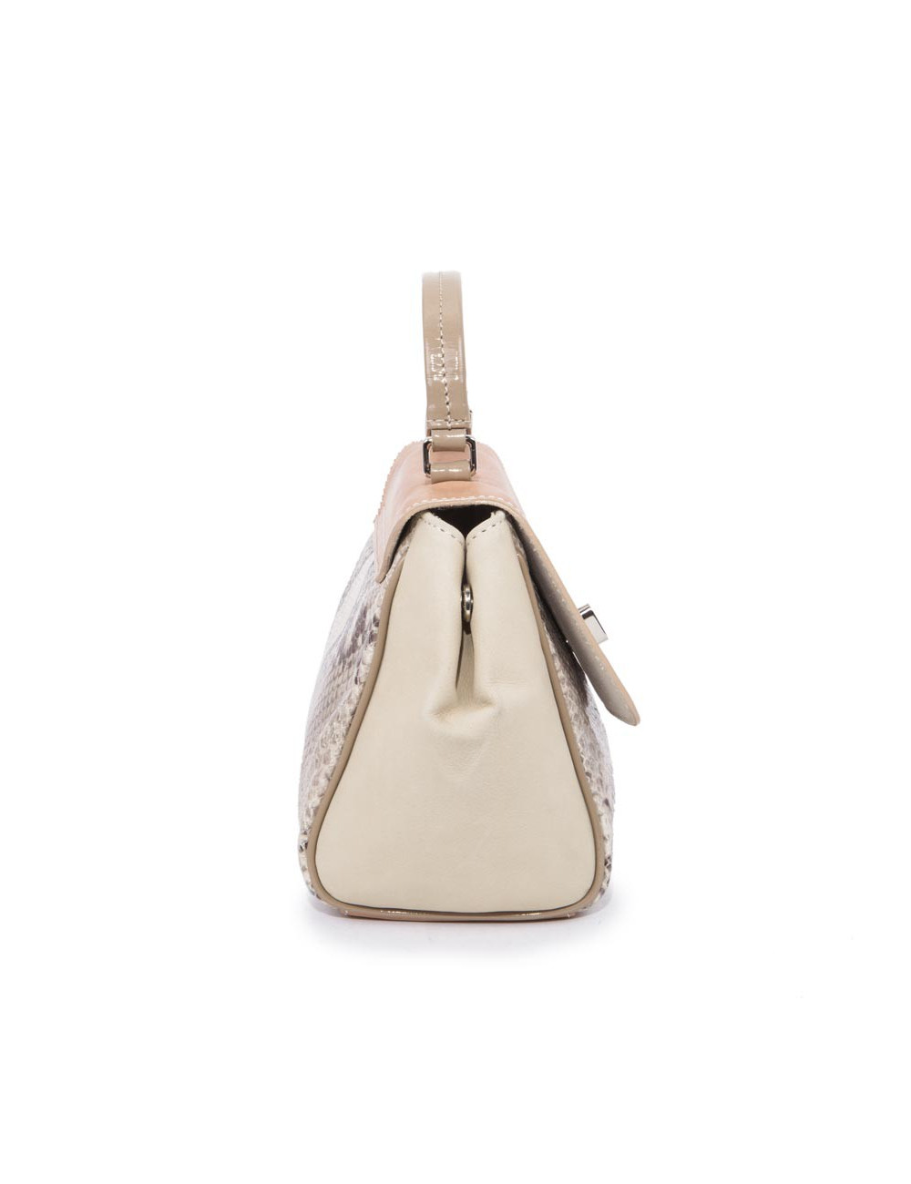 Petit sac JACKIE SMITH bi-matière cuir et python