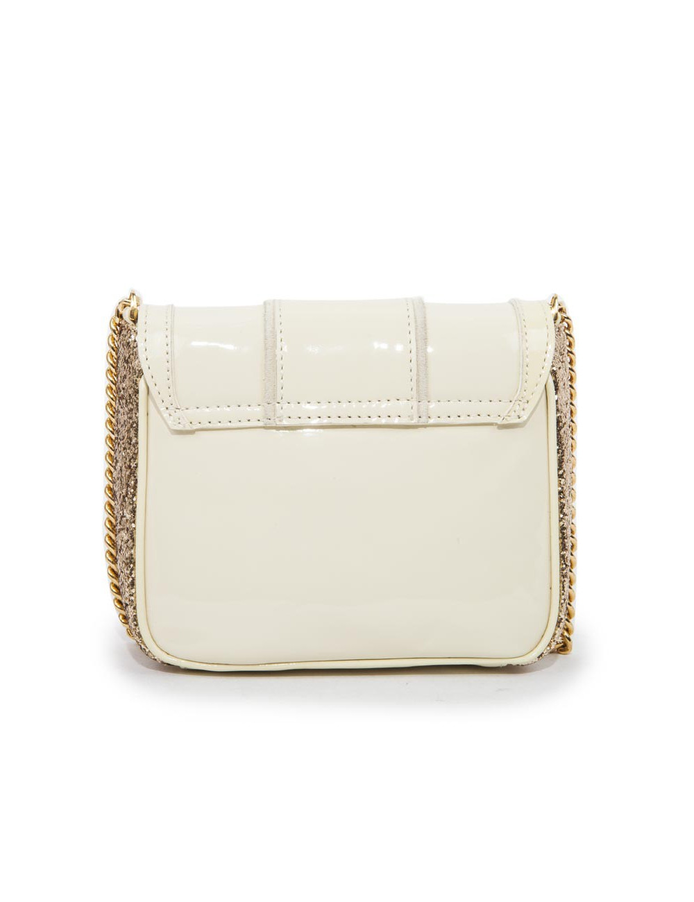 Petit sac JACKIE SMITH en cuir et doré