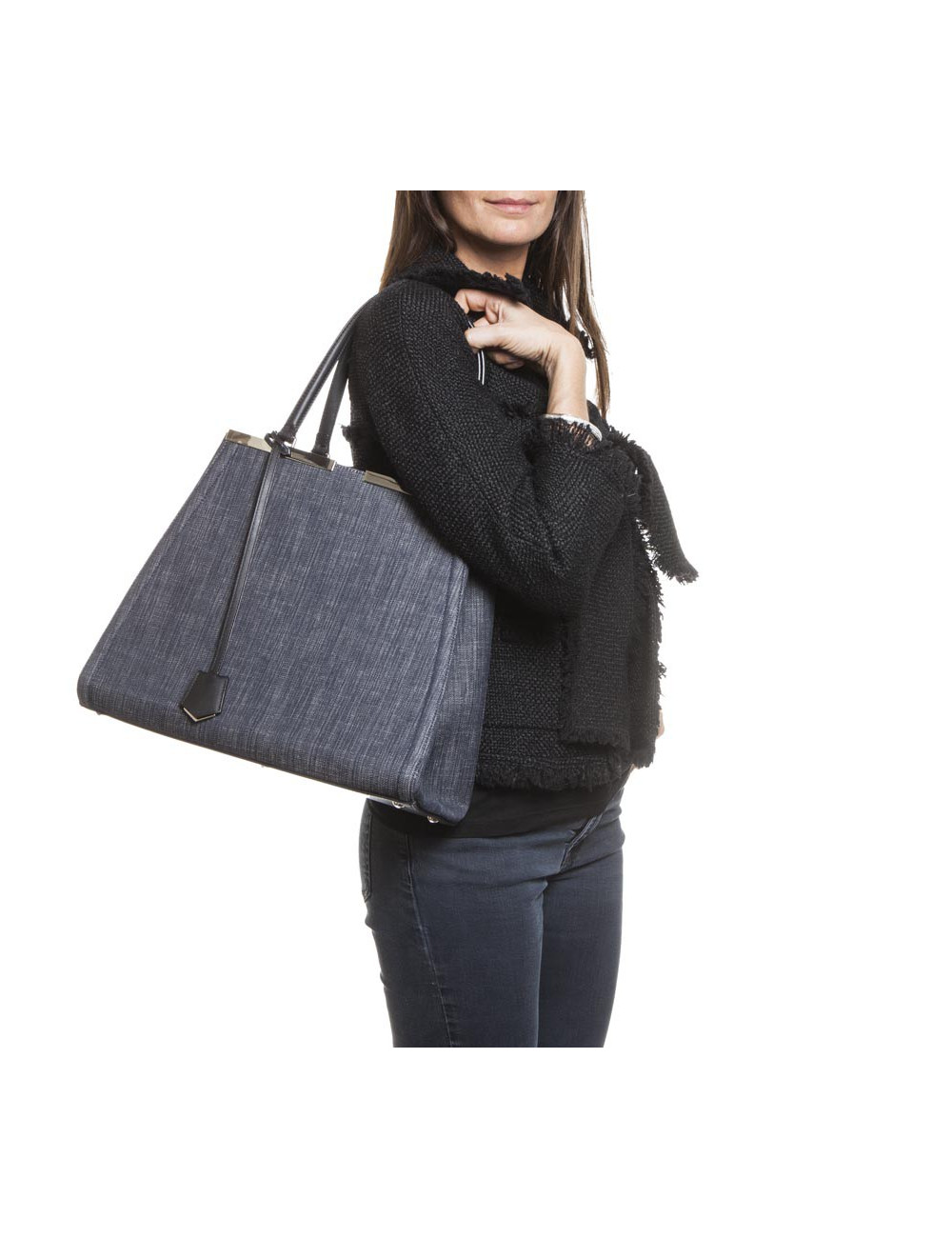 Sac '2 jours' FENDI en toile denim