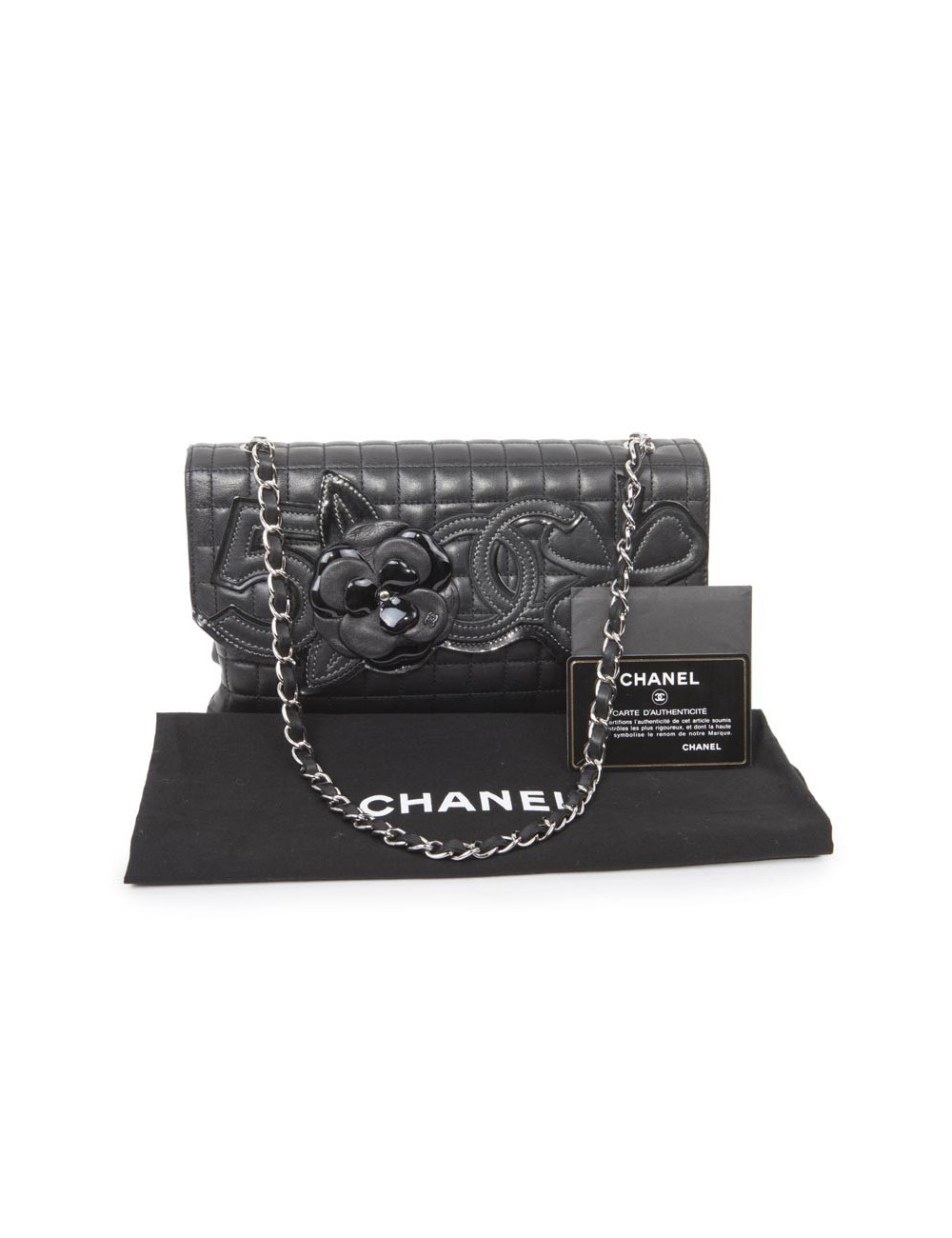 Wand CHANEL black quilted lambskin bag