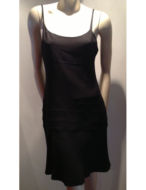 Robe + veste CHANEL twin set noir