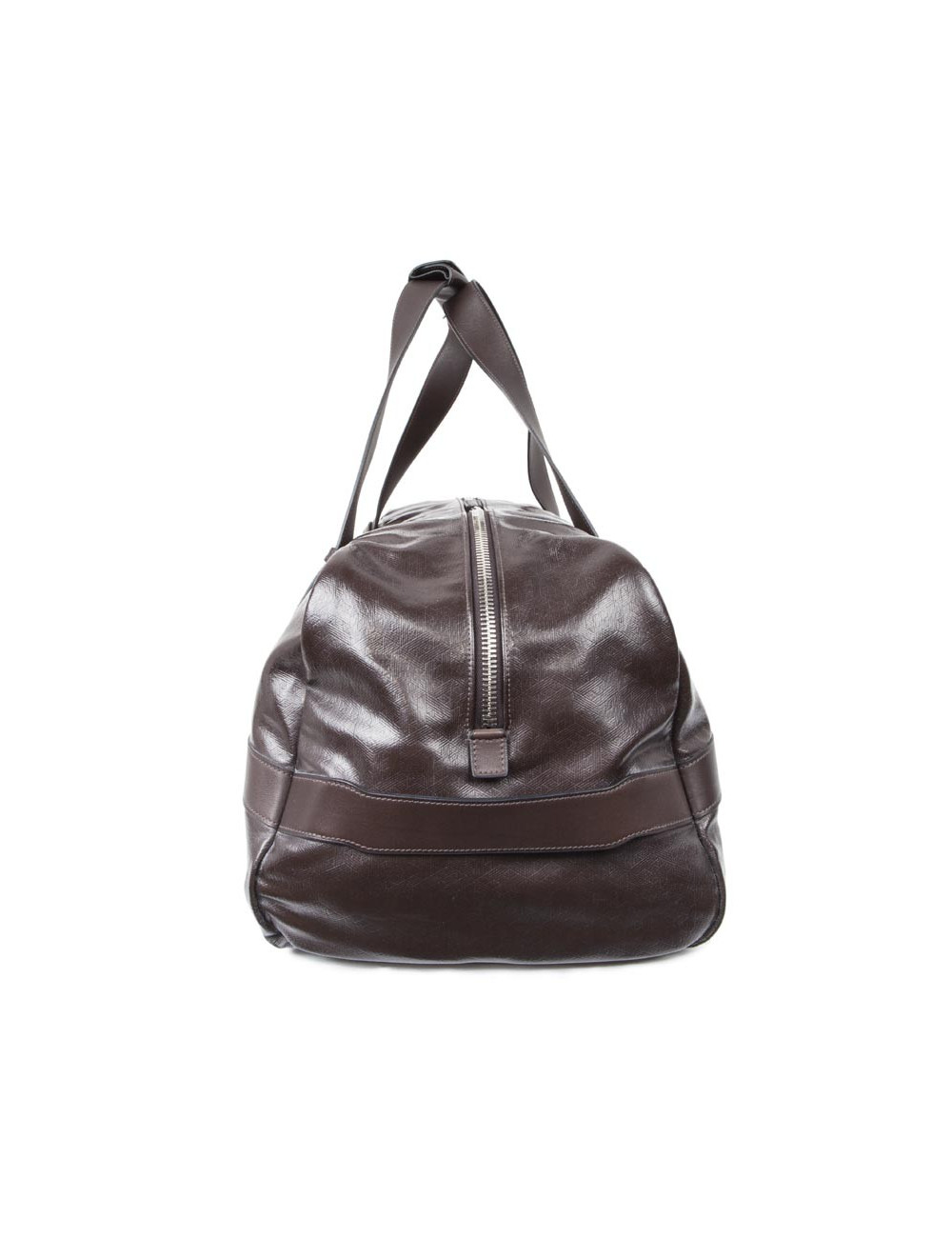 Sac Weekend HERMES cuir et amazonia marron