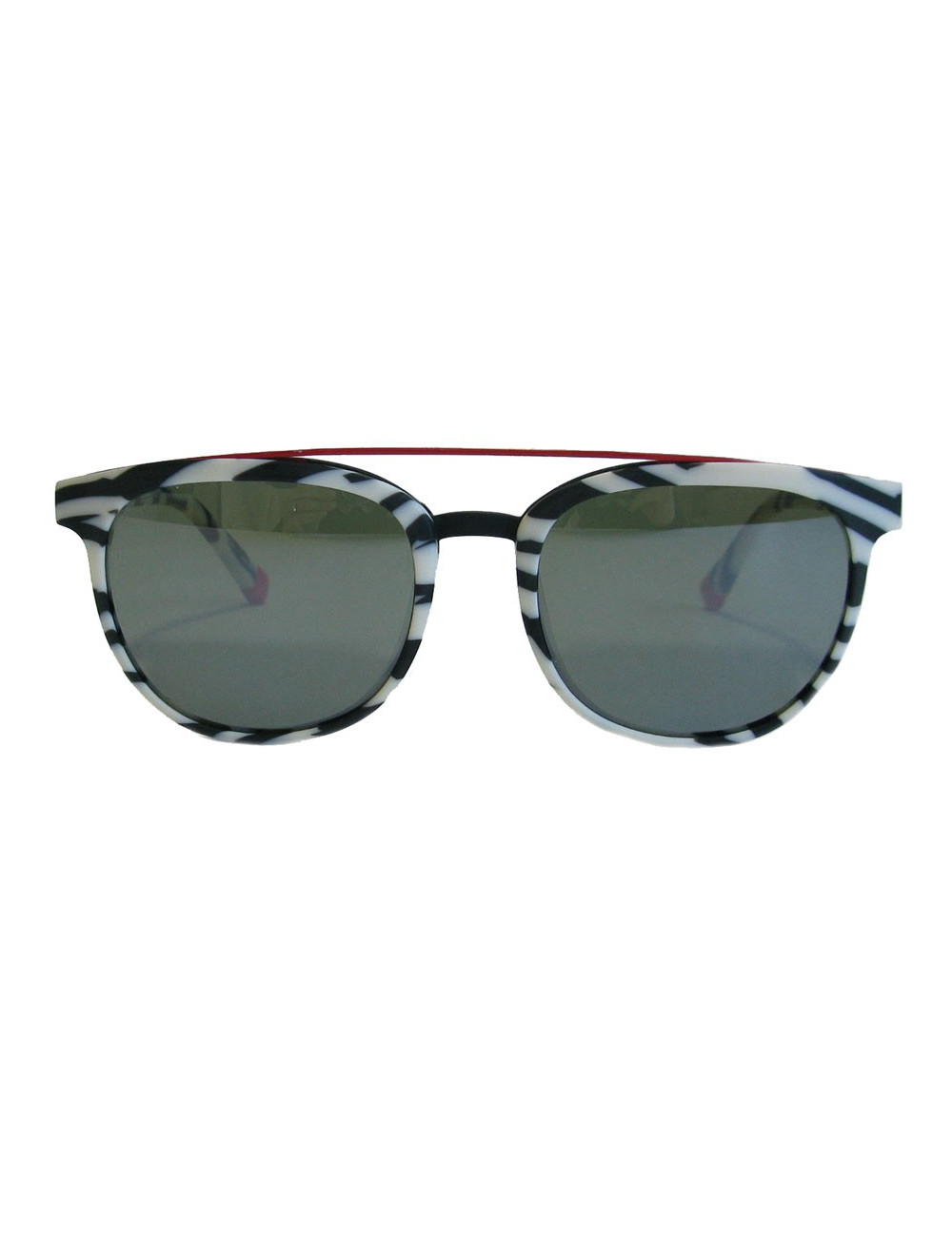 Etnia Barcelona plexi sunglasses with zebra pattern