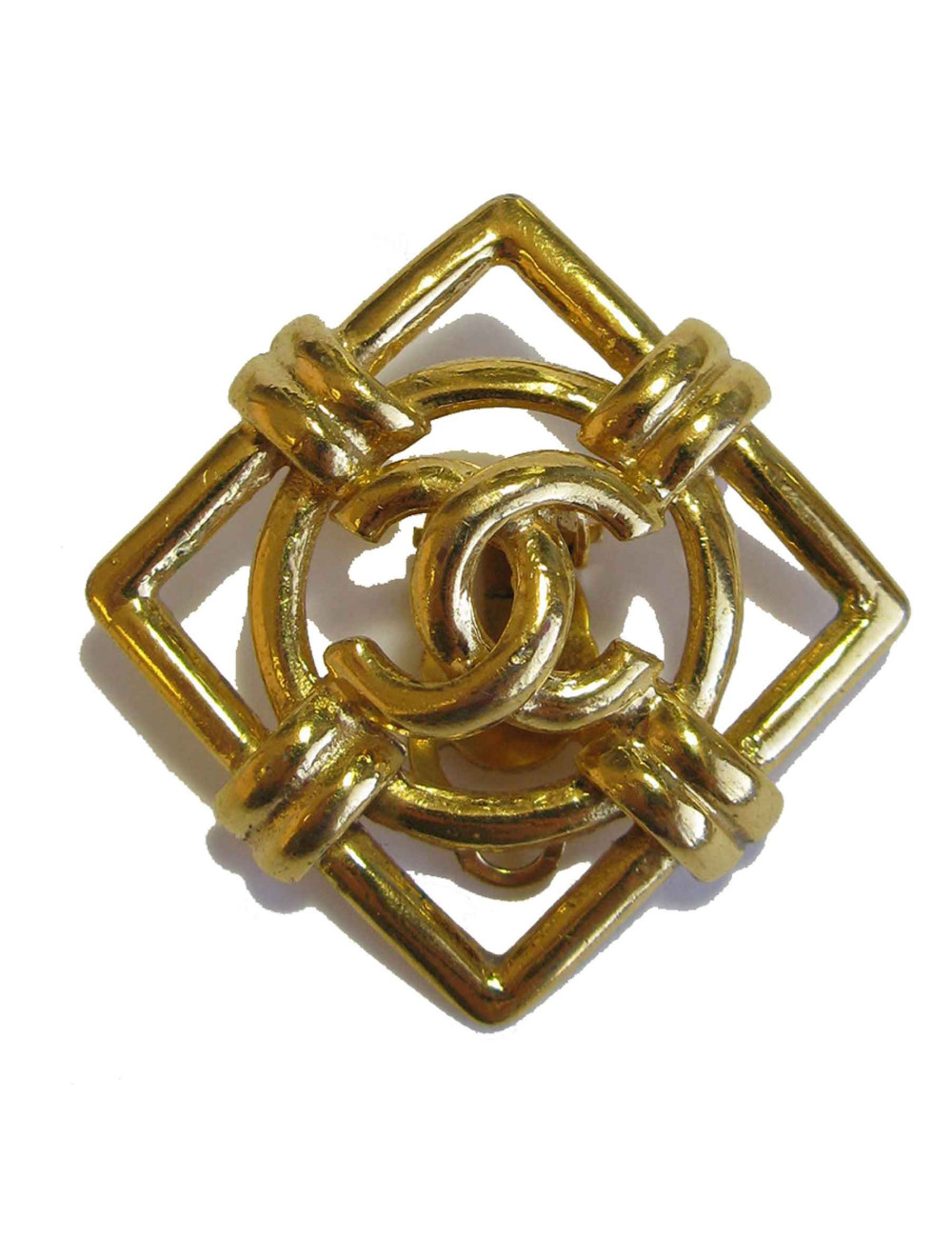 Boucles d"oreille  clips CHANEL Vintage 