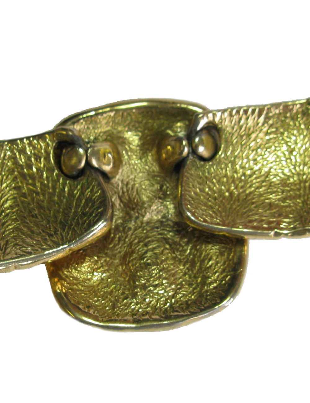 Collier ras de cou YLS YVES SAINT LAURENT en métal doré