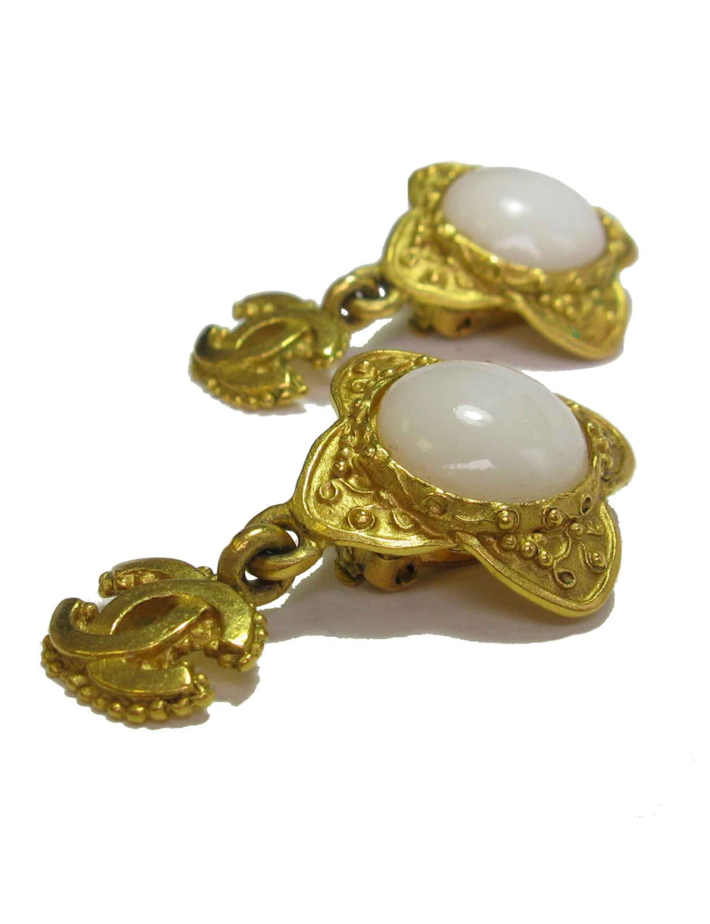 Boucles d'oreille Clips CHANEL vintage