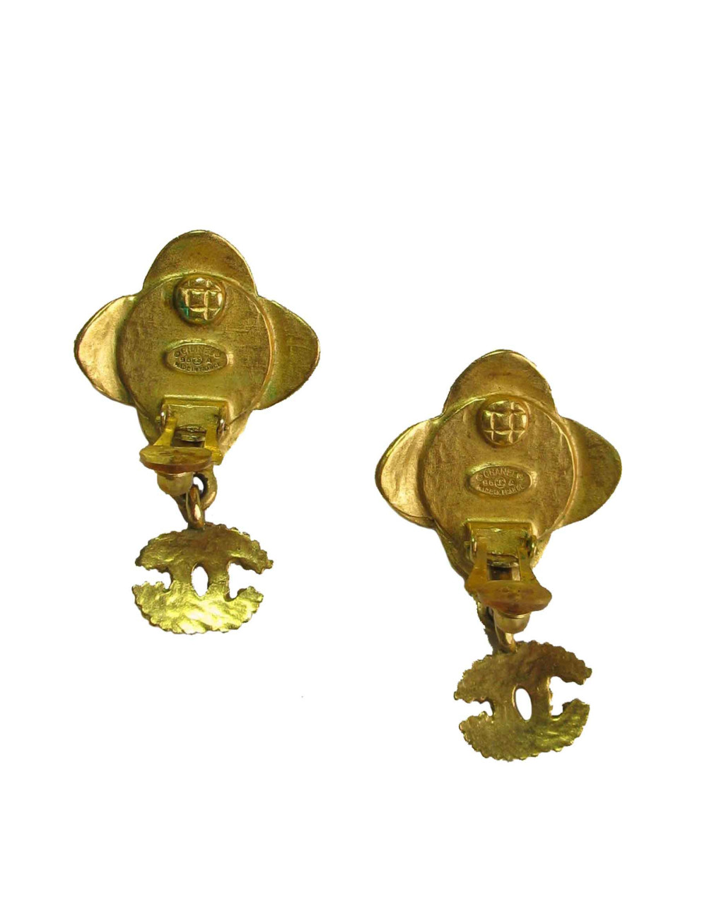 Boucles d'oreille Clips CHANEL vintage