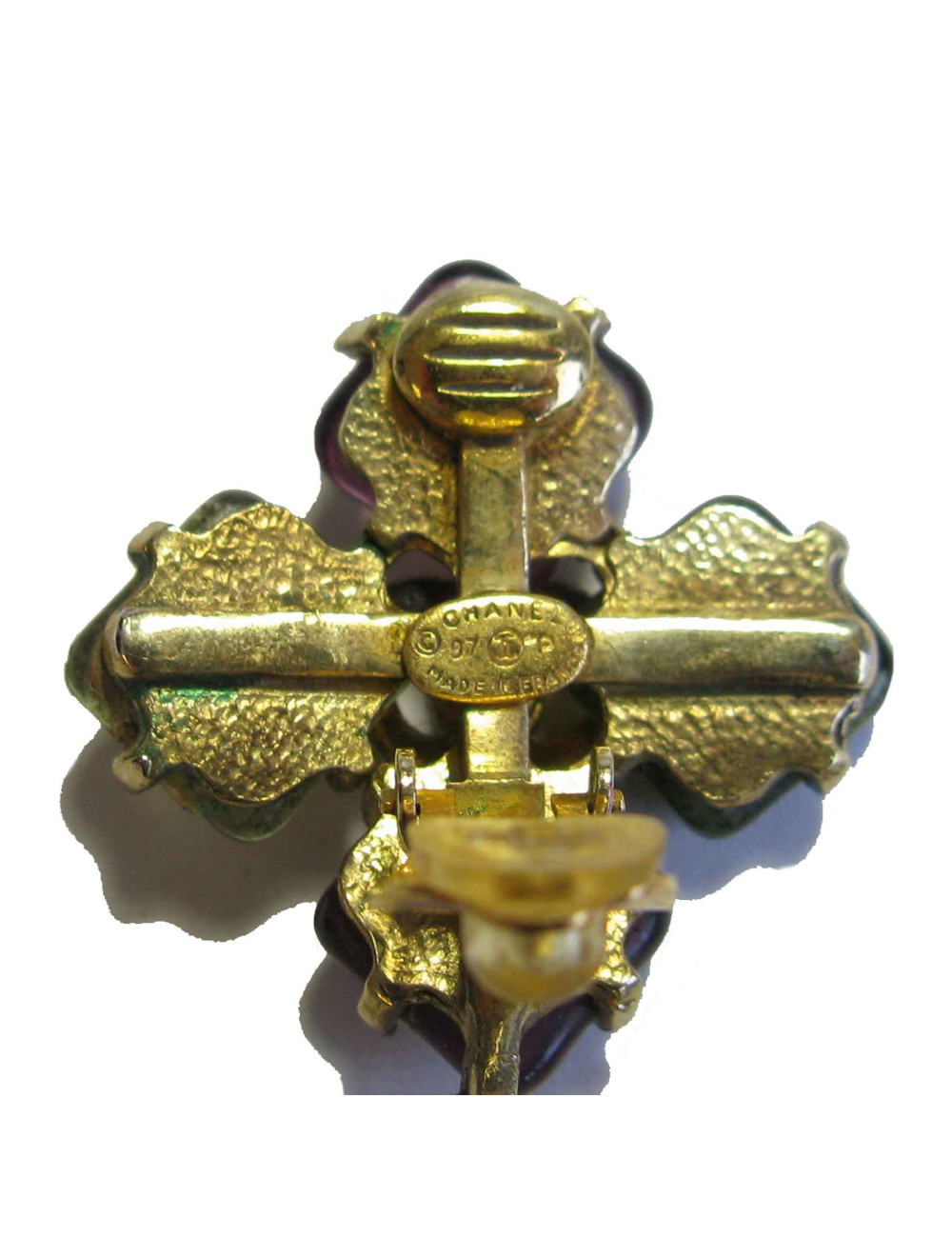 Boucles d'oreille clips CHANEL Vintage