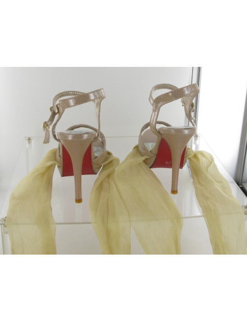 Open pumps powder pink lurex JQ. LID