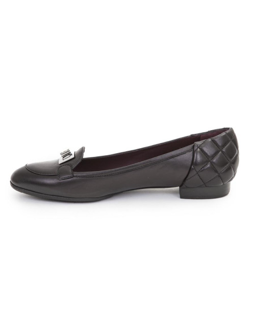 Ballerines CHANEL T 40 fermoir 2.55 cuir noir